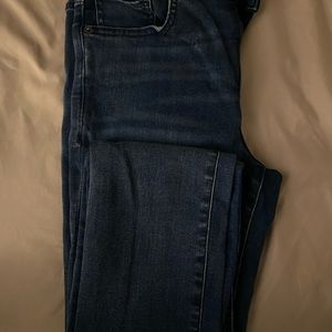 Express denim perfect skinny high rise jeans